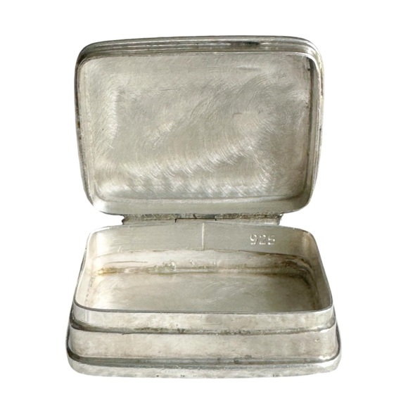 Silver Engraved Hinged Box - Picture 8 of 16